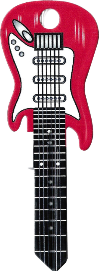 Red Guitar Key