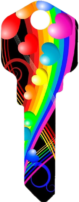Rainbow Hearts Key